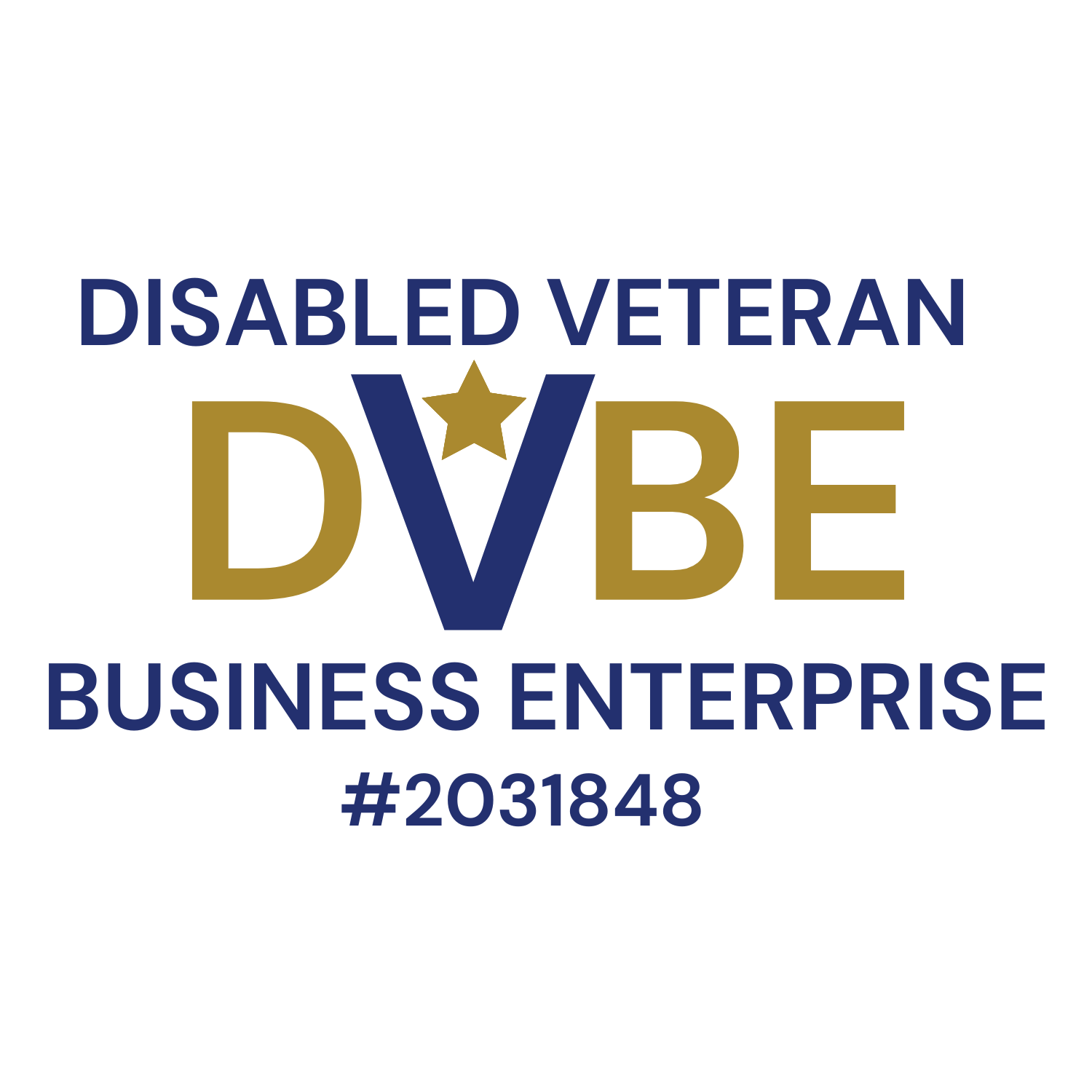Disabled Veteran Business Enterprise (DVBE) certification logo
